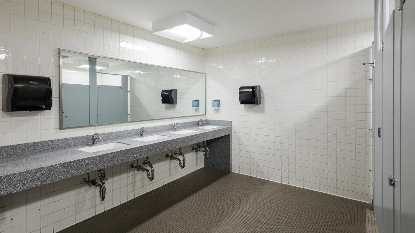 emergency lighting in restrooms